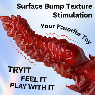 Фаллоимитатор монстра Monster Dildos Butt Plug, Красный - 5