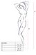 Еротичні колготки-бодістокінг Passion ECO S002 white, з доступом, геометричне плетіння SO7089 фото 7