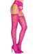 Колготки-чулки Leg Avenue Heart Garterbelt Stockings One Size Magenta &mdash; фото 2 из 7