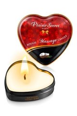 Масажна свічка сердечко Plaisirs Secrets Coconut 35 мл  1