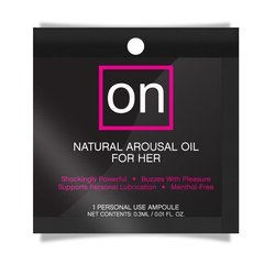 Пробник возбуждающего масла Sensuva - ON Arousal Oil for Her Original 0,3 мл  1
