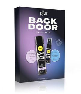 Подарочный набор pjur BACK DOOR Value Pack: силиконовая смазка 100 мл и расслабляющий спрей 20 мл - SX0672