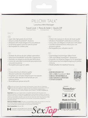 Розкішний вібратор Pillow Talk - Racy Teal з кристалом Сваровські для точки G, подарункове паковання SO2720 фото