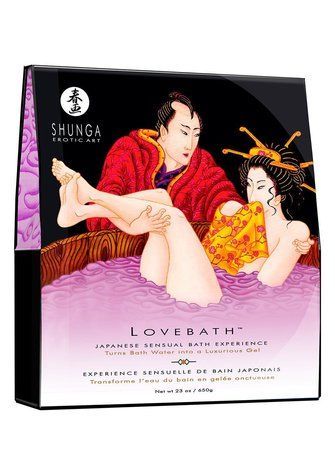 Гель для ванны Shunga LOVEBATH &ndash; Sensual Lotus 575 г, делает воду ароматным желе со SPA-эффектом &mdash;  фото товара 1