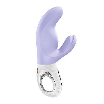 Вибратор-кролик Fun Factory MISS BI Purple, 2 независимых мотора, диаметр 4,2 см,  - 1