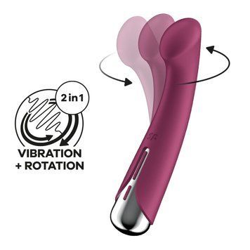 Вибратор Satisfyer Spinning G-Spot 1 Red &mdash;  фото товара 1