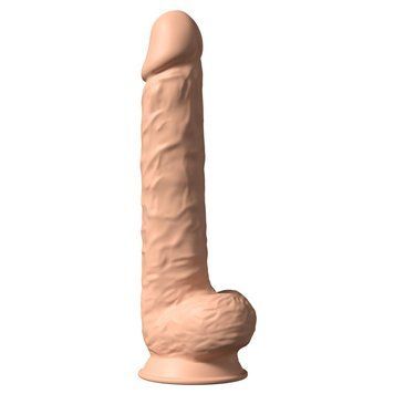 Фаллоимитатор SilexD Kingston Flesh (MODEL 15in), двухслойный, силикон+Silexpan, диаметр 7 см,  - 1