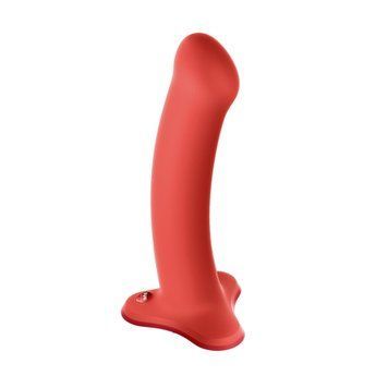 Фаллоимитатор Fun Factory MAGNUM, оранжевый, очень гибкий, длина 18,3 см, диаметр 3,7 см,  - 1