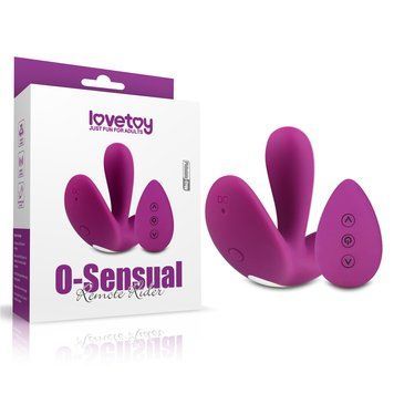 Вібратор для точки G зі стимуляцією клітора фіолетовий Lovetoy, Фиолетовый - 1