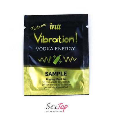 Пробник рідкого вібратора Intt Vibration Vodka (2 мл) дуже потужний SO2922 фото
