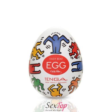 Мастурбатор-яйце Tenga Keith Haring Egg Dance SO1702 фото