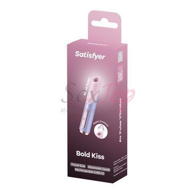 Вакуумный стимулятор Satisfyer Bold Kiss Violet &mdash;  фото товара 5