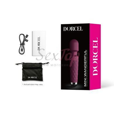 Мінівібромасажер Dorcel Wand Mini Wanderful Plum - фото товару 5