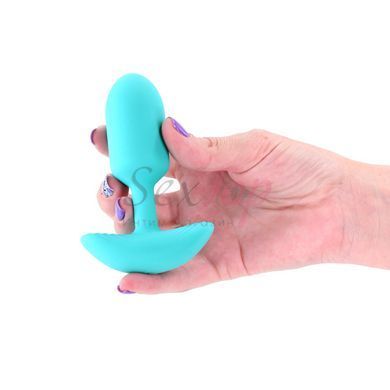Анальная пробка с вибрацией NS Novelties INYA - Pulse - Teal &mdash;  фото товара 2