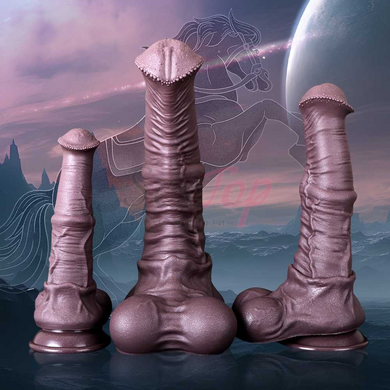 Фалоімітатор кінь Horse Cock Dildo Copper - фото товару 11