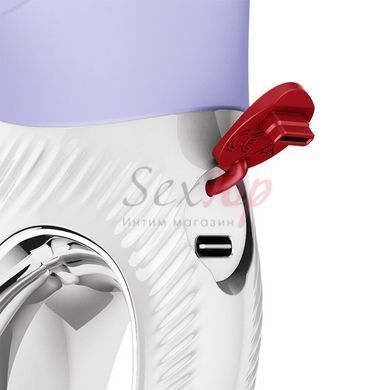 Вібратор-кролик Fun Factory MISS BI Purple, 2 незалежні мотори, діаметр 4,2 см - фото товару 6