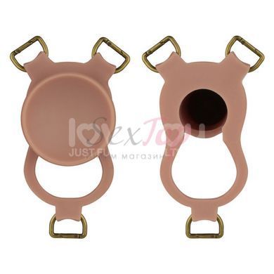 Страпон ременной полый мужской телесного цвета Lovetoy Ingen 10 Enhanced Set размеры L/XL/2XL &mdash;  фото товара 8