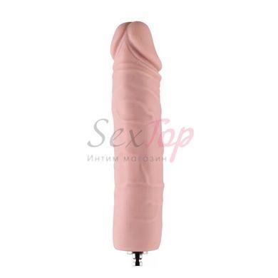 Силиконовый фаллоимитатор для секс-машин Hismith 7" Silicone Dildo, система KlicLok &mdash;  фото товара 3