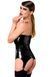 Корсет с подвязками для чулок Noir Handmade F381 Dominae Venom PVC corset-belt S &mdash; фото 2 из 9