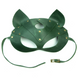 Преміум маска кішечки LOVECRAFT, натуральна шкіра, зелена, подарункова упаковка SO3313 фото 1