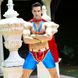 Чоловічий еротичний костюм супермена "Готовий на все Стів" One Size: плащ, портупея, шорти, манжети SO2292 фото 4