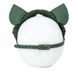 Преміум маска кішечки LOVECRAFT, натуральна шкіра, зелена, подарункова упаковка SO3313 фото 5