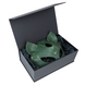 Преміум маска кішечки LOVECRAFT, натуральна шкіра, зелена, подарункова упаковка SO3313 фото 6