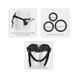 Трусики для страпона Versatile Heart Strap-On Harness &mdash; фото 2 из 3
