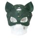 Преміум маска кішечки LOVECRAFT, натуральна шкіра, зелена, подарункова упаковка SO3313 фото 4