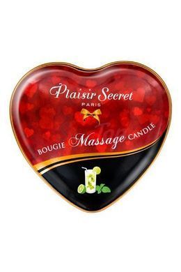 Массажная свеча-сердечко Plaisirs Secrets Mojito (35 мл) &mdash;  фото товара 2