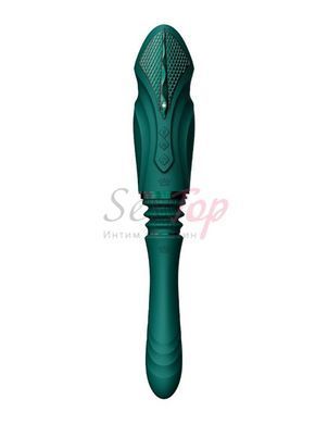 Переносная секс-машина на присоске Zalo - Sesh Turquoise Green &mdash;  фото товара 4