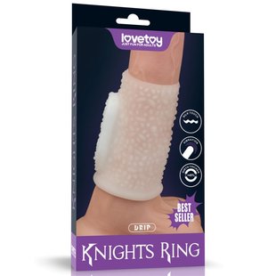 Насадка на пенис Vibrating Drip Knights Ring IXI60781 фото