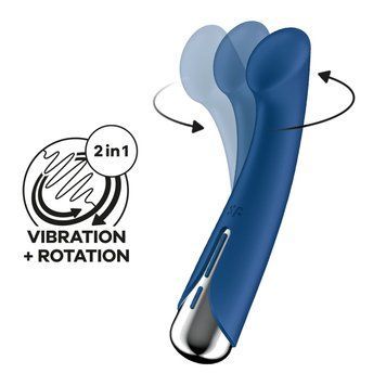 Вибратор Satisfyer Spinning G-Spot 1 Blue &mdash;  фото товара 1