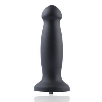 Силіконовий фалоімітатор для секс-машин Hismith 7.2" Black Silicone Anal Dildo, система KlicLok,  - 1