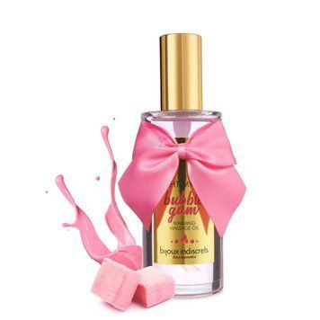 Разогревающее масло Bijoux Indiscrets Light my Fire &ndash; Strawberry Bubblegum,  - 1