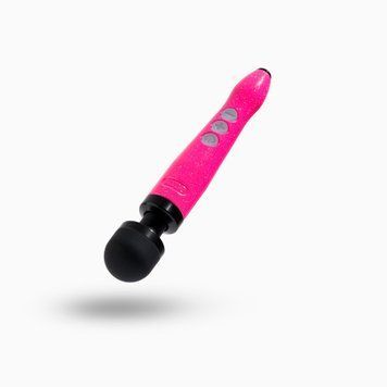 Вибромассажер DOXY Die Cast 3R Hot Pink, очень мощный, перезаряжаемый, металлический корпус,  - 1