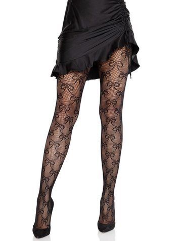 Колготки Leg Avenue Bow Net Tights One Size &mdash;  фото товара 1