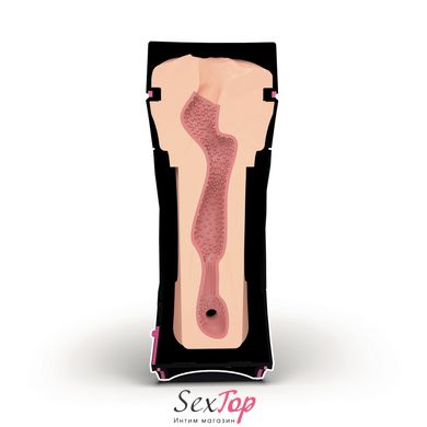 Мастурбатор-вагіна Mystim O(h) PUSH ME Vagina, можна стискати та регулювати вакуум SO8147 фото