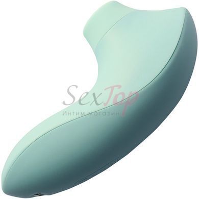 Вакуумный стимулятор Svakom Pulse Lite Neo Seafoam Blue, управляется со смартфона &mdash;  фото товара 3