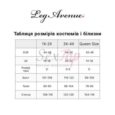 Чулки Leg Avenue Spandex micro net tights Black 1X/2X &mdash;  фото товара 5