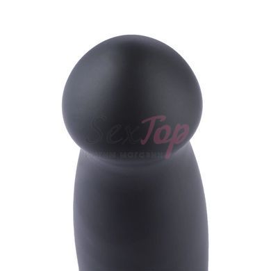 Силиконовый дилдо для секс-машин Hismith 7.2" Black Silicone Anal Dildo, система KlicLok &mdash;  фото товара 10