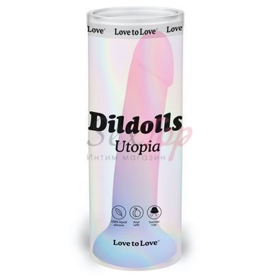 Фаллоимитатор с цветным градиентом Love To Love DILDOLLS - UTOPIA ультрамягкий &mdash;  фото товара 6