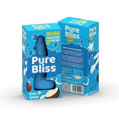 Ароматное мыло пикантной формы Pure Bliss Blue Coco Splash (Кокосовое молоко) 18 см &mdash;  фото товара 7