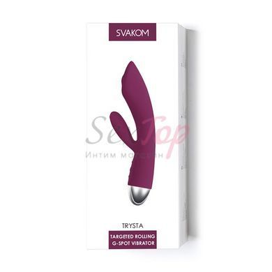 Вибратор кролик с жемчужной стимуляцией точки G Svakom Trysta Violet &mdash;  фото товара 7