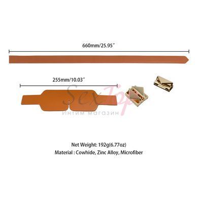 Маска на очі LOCKINK Blindfold Kit- Brown - фото товару 9