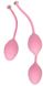 Роскошные вагинальные шарики PILLOW TALK - Frisky Pink с кристаллом, диаметр 3,2см, вес 49-75гр SO2721 фото 1
