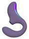 Клиторально-вагинальный звуковой стимулятор LELO Enigma Double Sonic Cyber Purple &mdash; фото 3 из 6