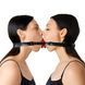 Подвійний кляп Art of Sex - Twins, натуральна шкіра &mdash; фото 1 з 4