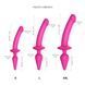 Анальная пробка с дилдо 2в1 Strap-On-Me SWITCH PLUG-IN DILDO Fuchsia L, диаметр 4,5/3,4 см &mdash; фото 4 из 6
