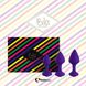 Набір силіконових анальних пробок FeelzToys - Bibi Butt Plug Set 3 pcs Purple SO5064 фото 4